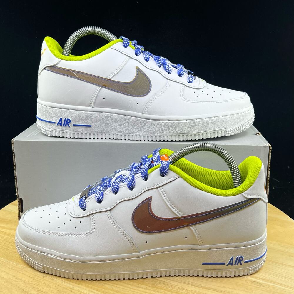 Nike Air Force 1 LV8 (GS) DQ7767-100 White Sneakers Sz 6.5Y - Women’s Sz 8